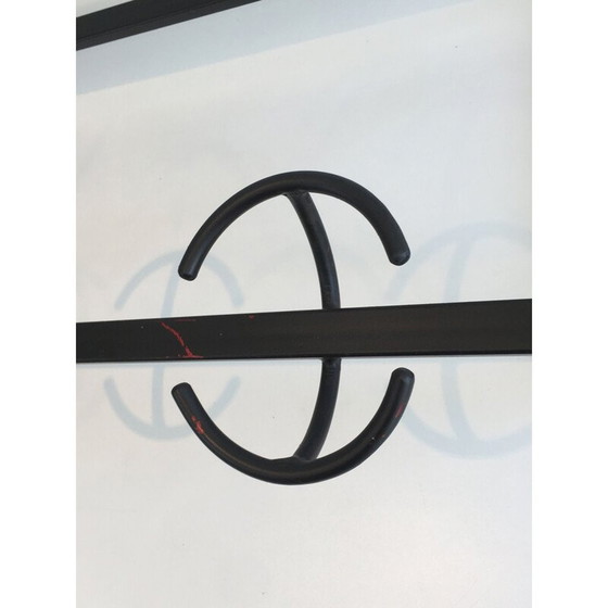 Image 1 of Appendiabiti vintage in metallo annerito, 1950