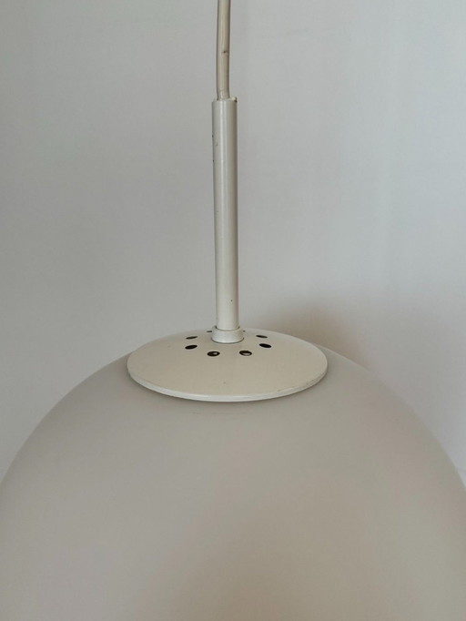 Pendant lamp lamp ball opal glass glassworks Limburg 4487