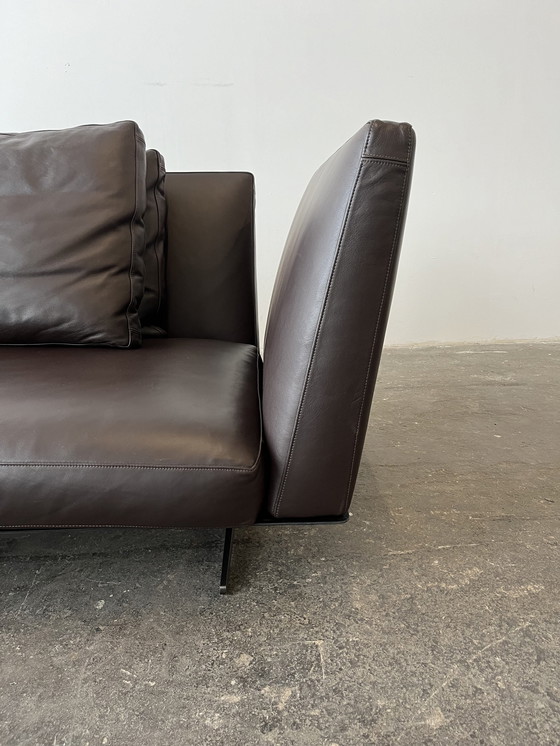 Image 1 of Flexform Evergreen Designer Sofa Leather