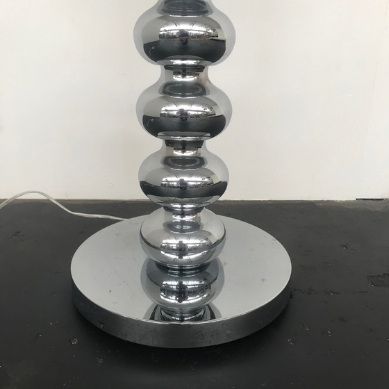 Image 1 of Vintage floor lamp chrome bulbs