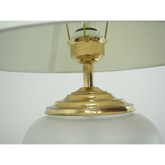 Image 1 of Mid century glass table lamp, Italy 1960