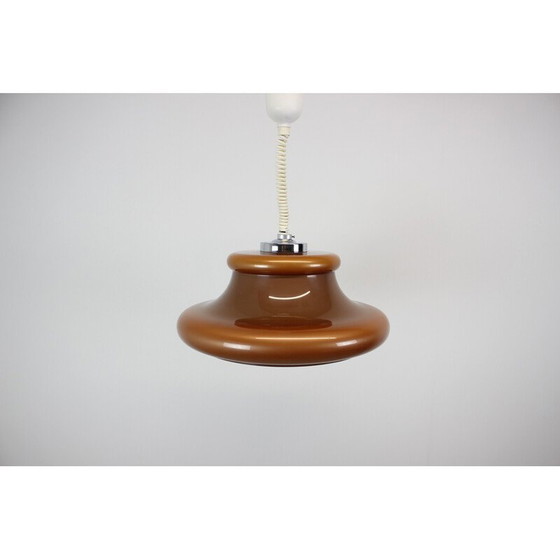 Image 1 of Mid-century adjustable pendant lamp, Czechoslovakia 1970s