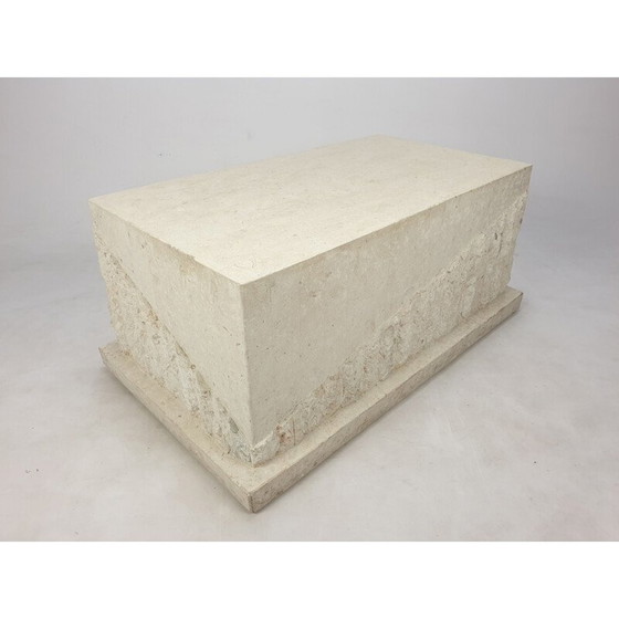 Image 1 of Tavolino da caffè vintage in pietra Mactan di Magnussen Ponte, 1980