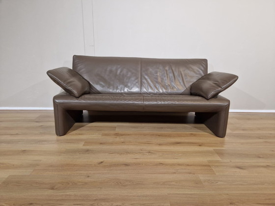 Image 1 of 2x Jori JR8700 Ensemble canapé cuir marron 3+2 places Design Sofas