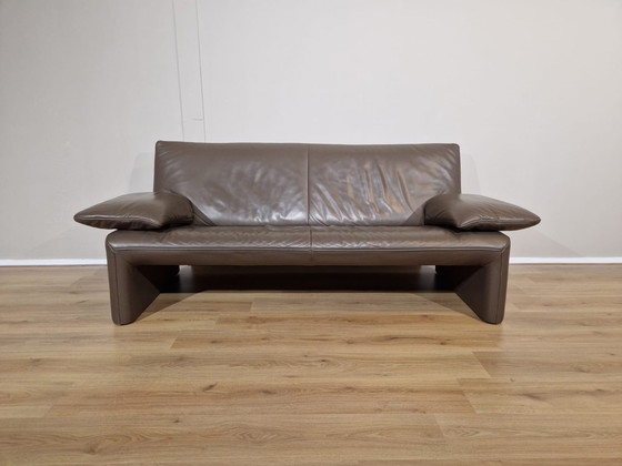 Image 1 of 2x Jori JR8700 Ensemble canapé cuir marron 3+2 places Design Sofas