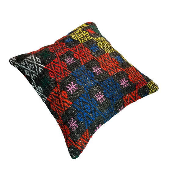 Image 1 of Copricuscino Kilim turco vintage, 45 x 45 cm