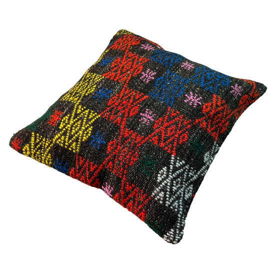 Image 1 of Copricuscino Kilim turco vintage, 45 x 45 cm