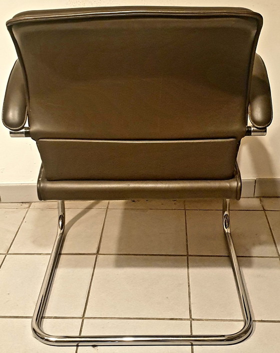 Image 1 of 9x Thonet Sled Chairs Dark Brown