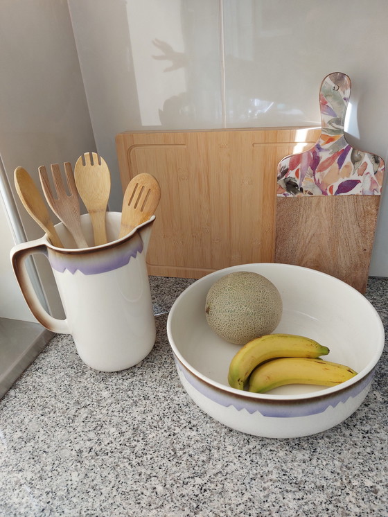 Image 1 of 4x Set Washbowl Can And Soap Bowls