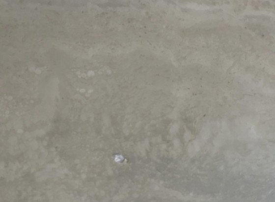 Image 1 of Oval vintage travertine coffee table