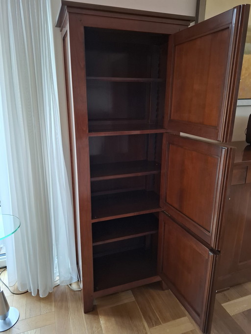 Tall Narrow Cherry Cabinet Lando Italy