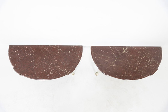 Image 1 of Malot: Pair of Louis XVI Period Lacquered Consoles, Circa 1780