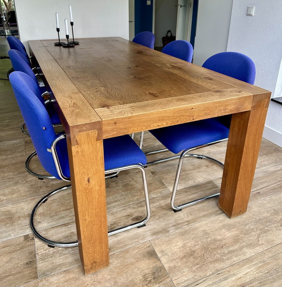 Image 1 of Custom Dining Table Oak