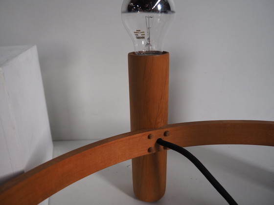 Image 1 of Domus Teak Chandelier / Danish Modern Design