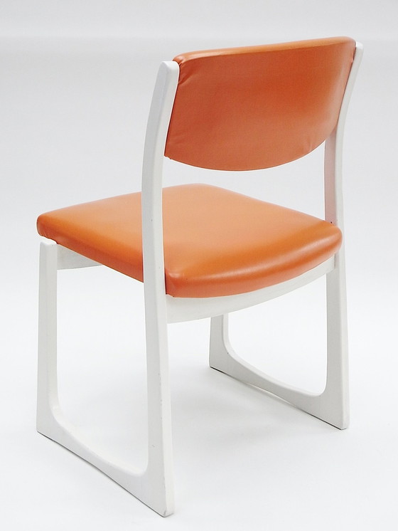 Image 1 of Chair, Orange Skai, 1960S