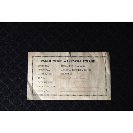 Image 1 of Vintage velvet living room set by Paged, 1972