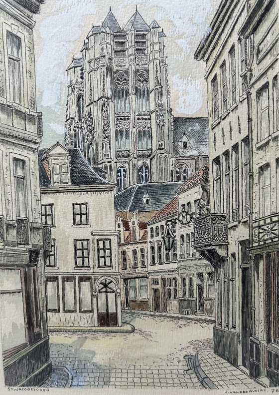 Image 1 of J. Van Der Avoirt '75 e '76 - Viste della strada Anversa