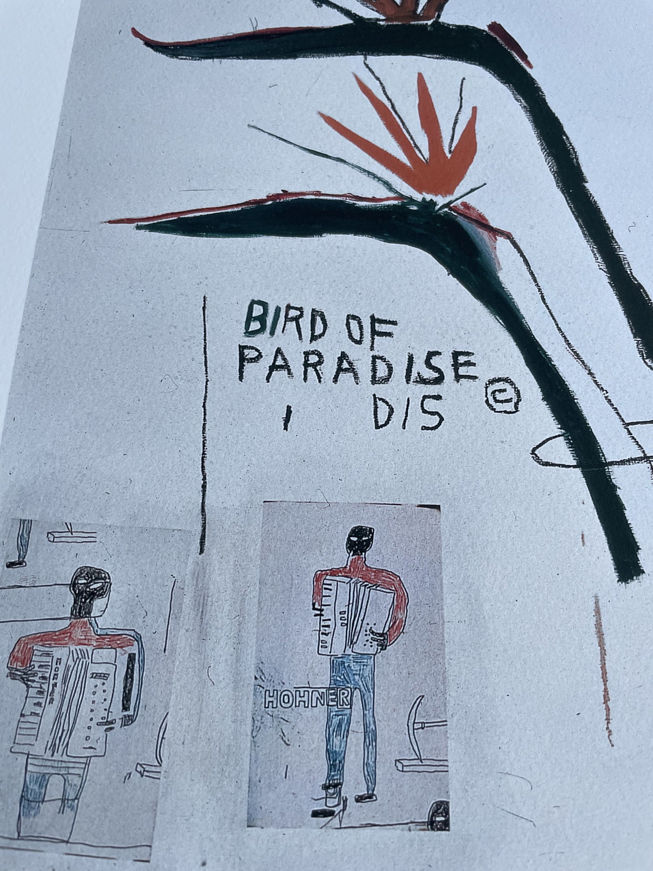 Jean Michel-Basquiat (1960-1988), Bird of Paradise, 1985