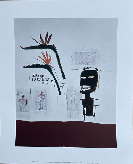 Image 1 of Jean Michel-Basquiat (1960-1988), Bird of Paradise, 1985, Copyright Estate of Jean-Michel Basquiat, Licensed by Artestar N