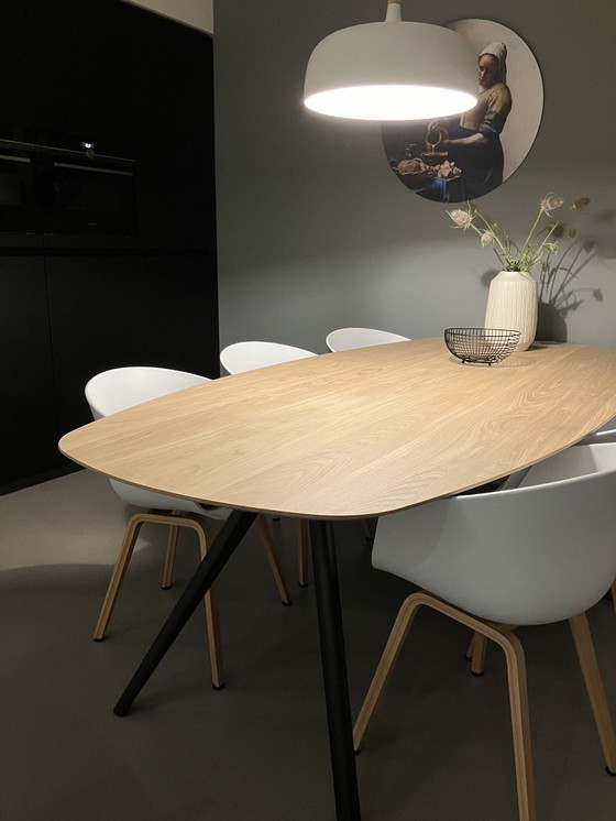 Image 1 of Hellotable Novum 30 Dining Table Semi Oval 250X120 Cm Natural Oak