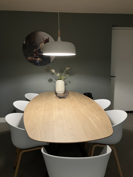 Image 1 of Hellotable Novum 30 Dining Table Semi Oval 250X120 Cm Natural Oak