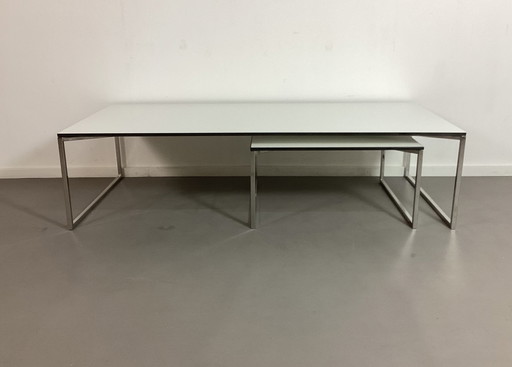 Coffee Table With Extra Side Table Modern Heavy Quality