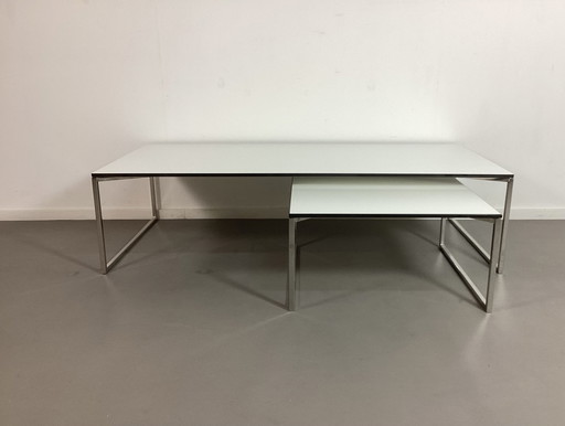 Coffee Table With Extra Side Table Modern Heavy Quality