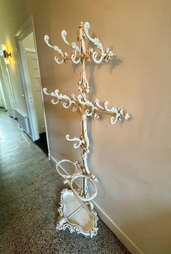 Image 1 of Perchero victoriano antiguo (hierro forjado)