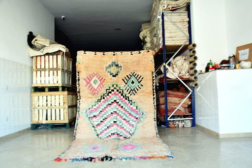 Moroccan Boujaad vintage rug 310 x 160 cm