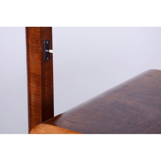 Image 1 of Lampada da terra Art Déco vintage in noce e abete di Jindrich Halabala per Up Závody, Cecoslovacchia 1930