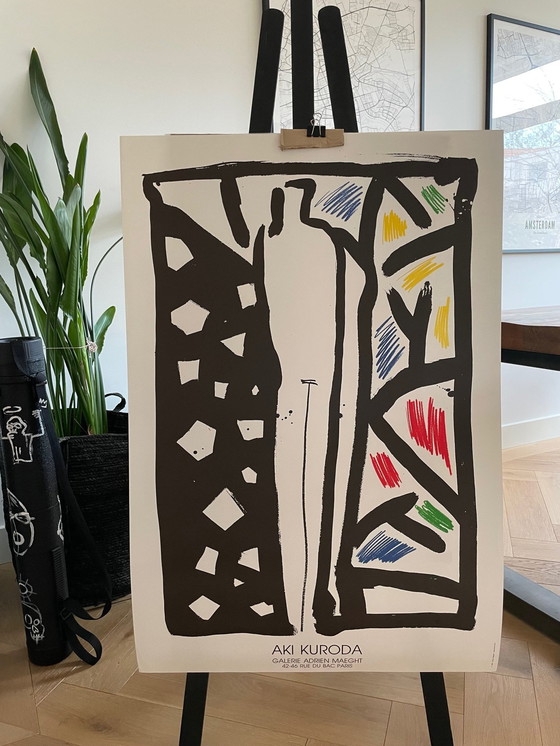 Image 1 of Aki Kuroda, Galerie Adrien Maeght, Copyright 1986 Adrien Maeght, Impriemerie Arte, stampato in Francia