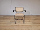 Vintage Cesca - Rattan Chair - Tube Frame - Black - Design.