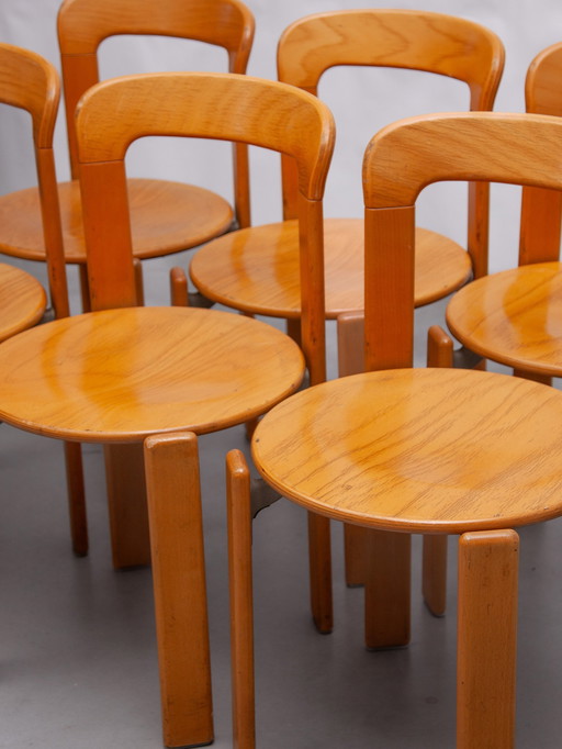 Bruno Rey Stacking Chairs Designed By Kush & Co, Germany, 1971, Model 3300