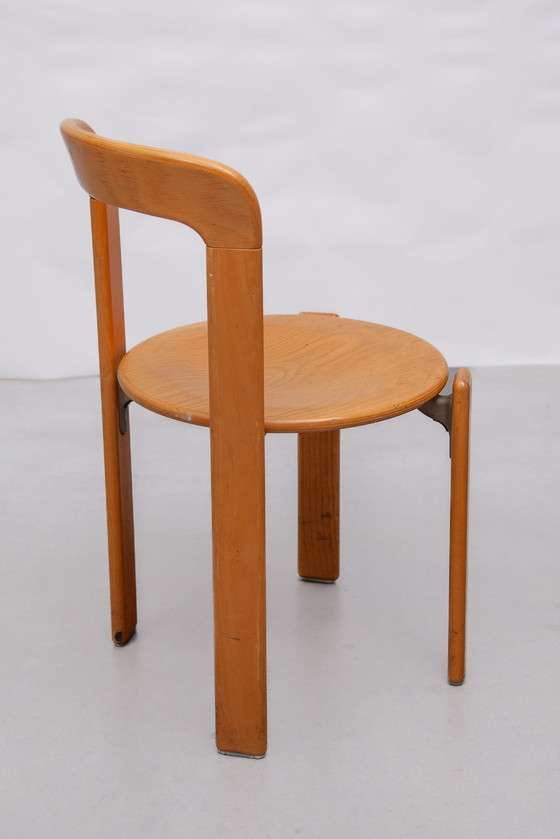 Image 1 of Bruno Rey Stacking Chairs Designed By Kush & Co, Germany, 1971, Model 3300