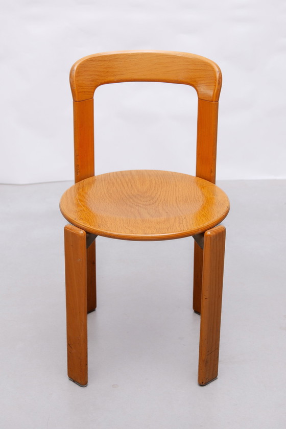 Image 1 of Bruno Rey Stacking Chairs Designed By Kush & Co, Germany, 1971, Model 3300