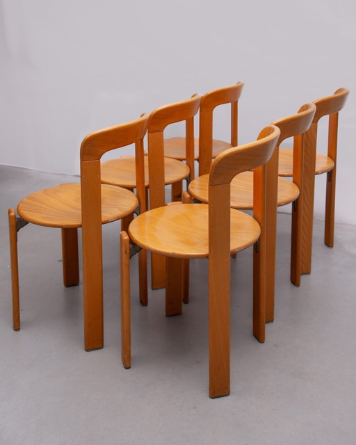 Bruno Rey Stacking Chairs Designed By Kush & Co, Germany, 1971, Model 3300