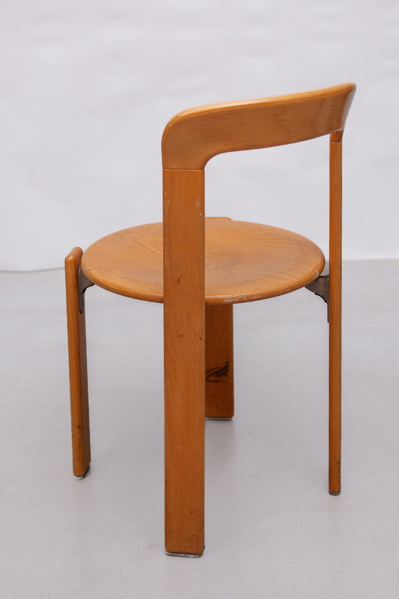 Image 1 of Bruno Rey Stacking Chairs Designed By Kush & Co, Germany, 1971, Model 3300