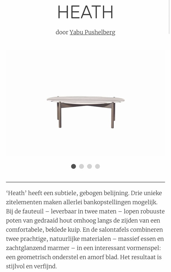 Image 1 of Linteloo Heath coffee table large marble