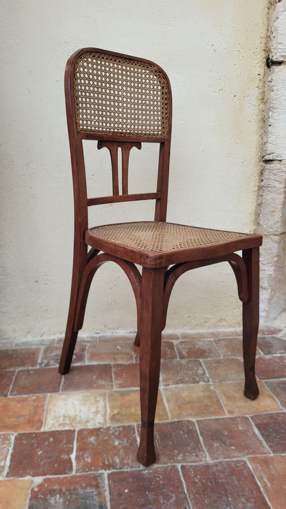 Image 1 of Art Nouveau Bentwood Chairs / Fischel (*2)