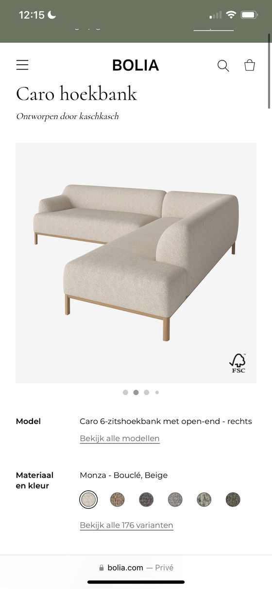 Image 1 of Bolia Caro 6-seat corner sofa with open end right