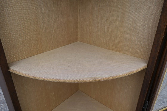 Image 1 of Glazed Beech Corner Cabinet