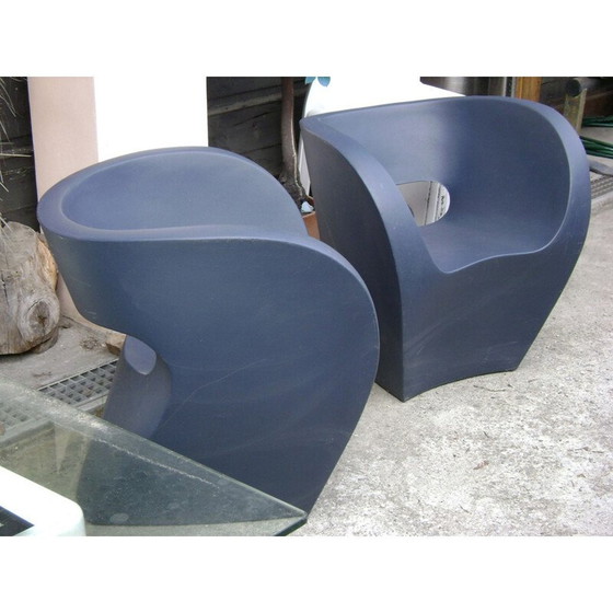 Image 1 of Pair of vintage albert armchairs by Ron Arad Moroso, Italy 2000