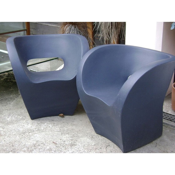 Image 1 of Pair of vintage albert armchairs by Ron Arad Moroso, Italy 2000