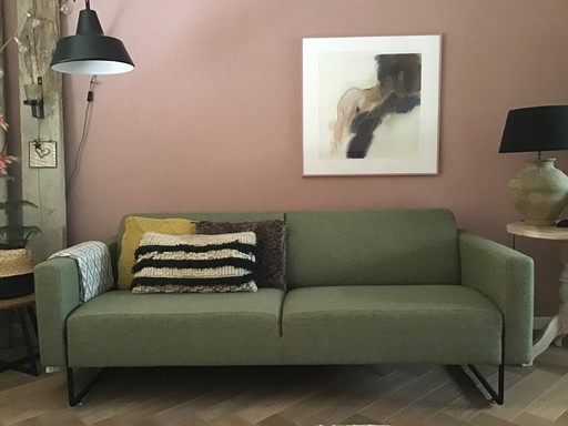 Artifort sofa with footstool