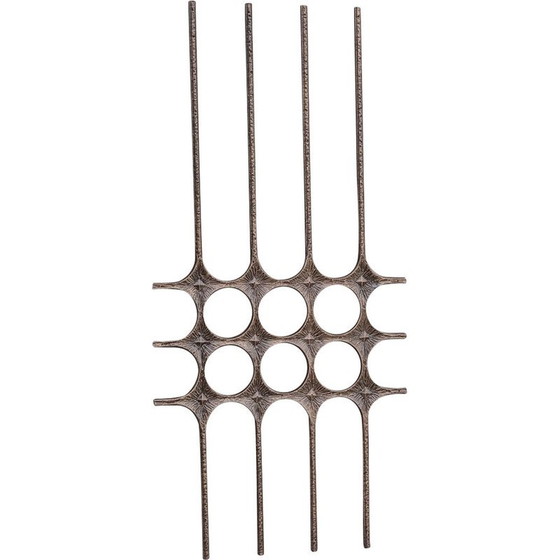 Image 1 of Opera d'arte decorativa brutalista in metallo da parete, Belgio, anni '60-'70