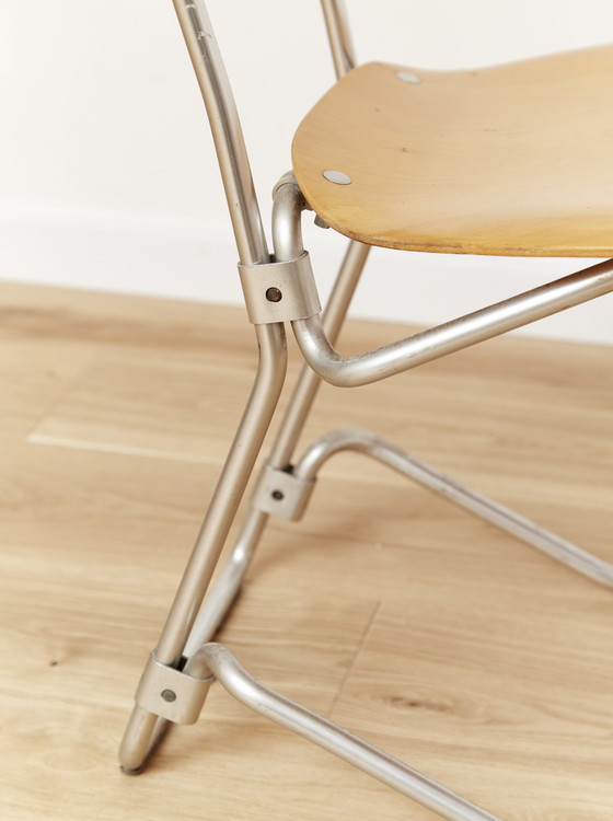 Image 1 of PH. Zieringer Ag by Armin Wirth Aluflex stacking chair