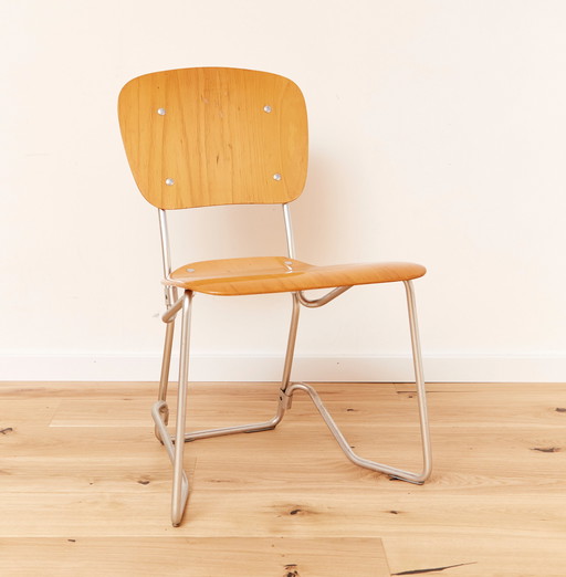 PH. Zieringer Ag by Armin Wirth Aluflex stacking chair