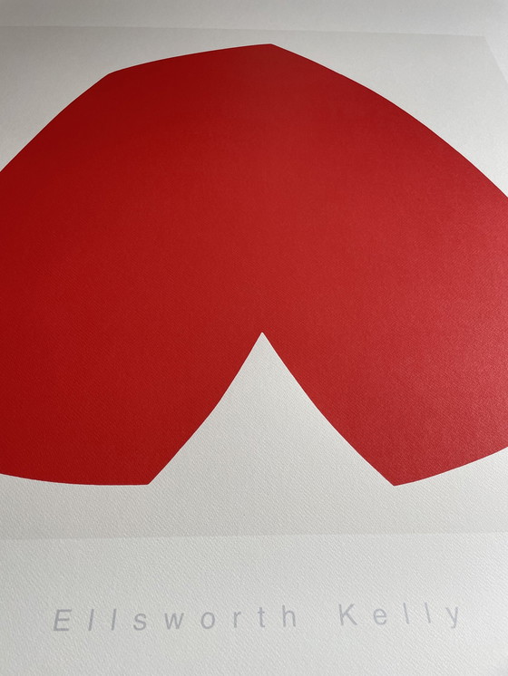 Image 1 of Ellsworth Kelly (1923-2015), Rojo y blanco, 1962, Copyright Hèritieres De Ellsworth Kelly, Sabam Bélgica 2004, Impreso en Bélgic