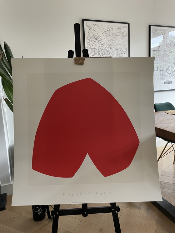 Image 1 of Ellsworth Kelly (1923-2015), Rojo y blanco, 1962, Copyright Hèritieres De Ellsworth Kelly, Sabam Bélgica 2004, Impreso en Bélgic