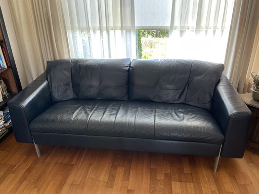 Rolf Benz Leather 3-Seater Sofa